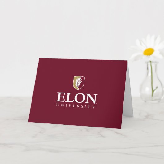 Carte Université Elon | Félicitations au diplômé (Petite plante)