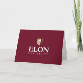 Carte Université Elon | Félicitations au diplômé (Devant)