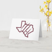 Carte Université Texas A&M de San Antonio | Logo d'état (Fleur jaune)