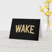 Carte Université Wake Forest | Arche de réveil (Fleur jaune)