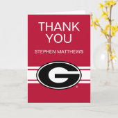 Carte University of Georgia | Graduation (Fleur jaune)