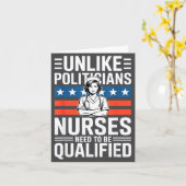 Carte Unlike Liticians Nurses Need To Be Qualified Sarca (Fleur jaune)