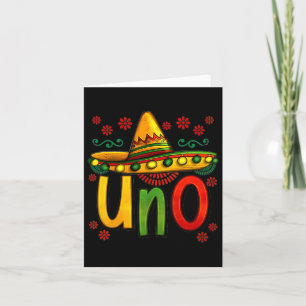 Carte Uno Mon Premier Anniversaire Mexicain Cinco De May