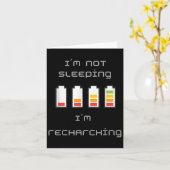 Carte Unplugged &amp; Energized_ Cool Battery Design  (Fleur jaune)