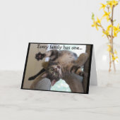 Carte Updown Crazy Cat (Fleur jaune)