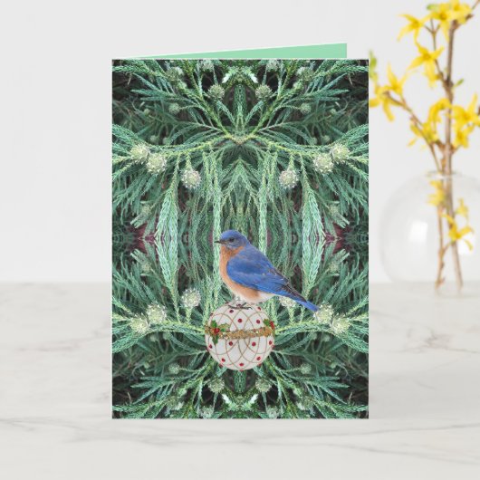 Carte Uplifting Christmas Card with Message of Hope (Fleur jaune)