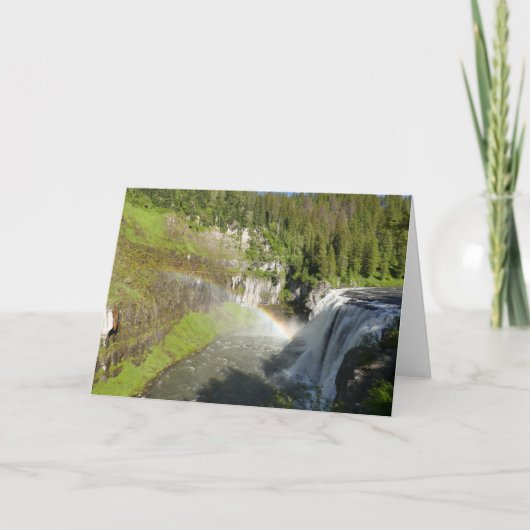 Carte Upper Mesa Falls (Devant)