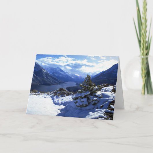 Carte Upper Waterton Lake, Waterton Lakes National Park, (Devant)