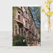Carte Upper West Side Browns New York City NYC (Fleur jaune)