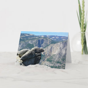 Carte Upper Yosemite Falls from Glacier Point