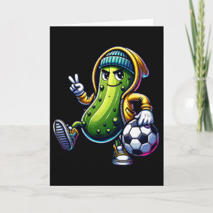 Carte Urbyn Pickle Joueur de Foot Vibes de Dessin Animé