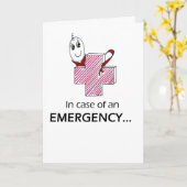 CARTE URGENCE (Fleur jaune)