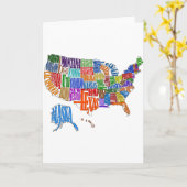 Carte US (Fleur jaune)