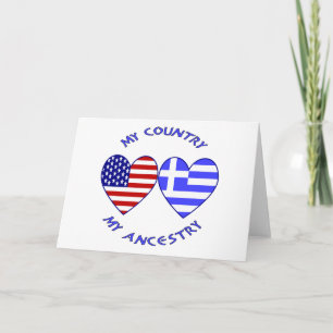 Carte USA / Ancêtre du pays grec