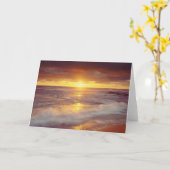 Carte USA, Californie, San Diego. La plage de Sunset Cli (Fleur jaune)