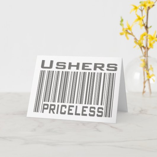 Carte Ushers inestimable (Fleur jaune)