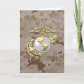 Carte USMC Eagle, Globe & Ancre (EGA) [3D] (Devant)