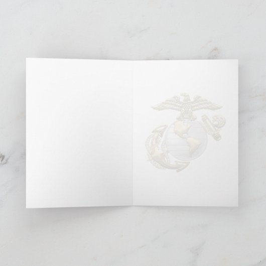 Carte USMC Eagle, Globe & Ancre (EGA) [3D] (Intérieur)