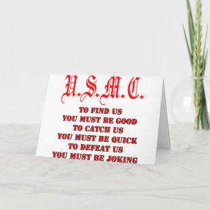 Carte Usmc pour trouver le crochet ou pour nous défaire