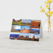 Carte Utah Collage (Fleur jaune)
