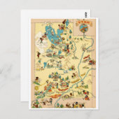 Carte Utah Vintage Funny (Devant / Derrière)