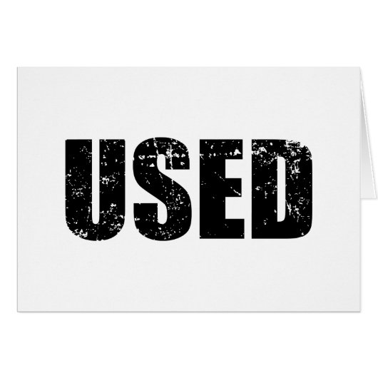 CARTE UTILISÉE (Devant horizontal)