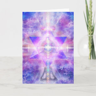 Carte V054 "Merkaba Meditator"