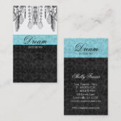 Carte V2 bleu d'entreprise immobilière de lustre (Devant / Derrière)