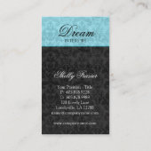 Carte V2 bleu d'entreprise immobilière de lustre (Dos)