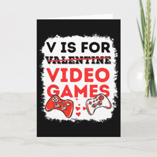 Carte V est pour la Saint-Valentin des jeux vidéo Joueur