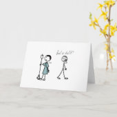 Carte Va bien. (Fleur jaune)