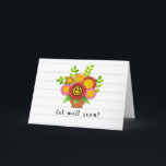 Carte Va Bien Bientôt !<br><div class="desc">Ayez une bonne carte - Souhaitez-vous des jours sains et heureux à l'avance!</div>