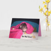 Carte Va Bien Bientôt ! (Fleur jaune)