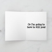 Carte Va Bien Bientôt ! (Intérieur)