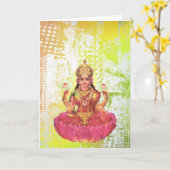 Carte Va Bien Bientôt, Art numérique Pacifique (Fleur jaune)