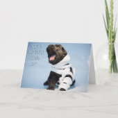 Carte Va bien bientôt chiot (Devant)