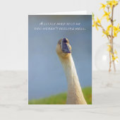 Carte Va Bien Bientôt Goose (Fleur jaune)