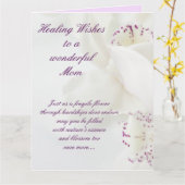 Carte Va bien maman (Fleur jaune)