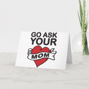 Carte Va demander à ta mère
