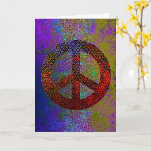 Carte Vacances (Fleur jaune)