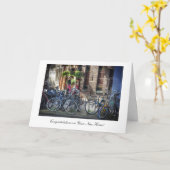 Carte Vacances à Amsterdam Félicitations pour New Home (Fleur jaune)