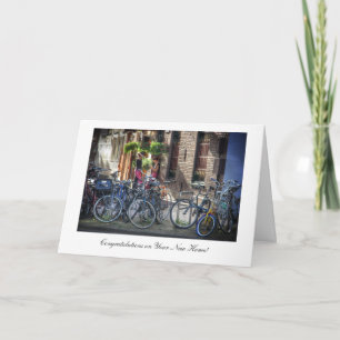 Carte Vacances à Amsterdam Félicitations pour New Home