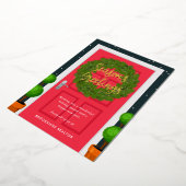 Carte Vacances Affaires FOIL Porte Jumelée (Rotation)