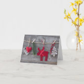 Carte Vacances agréables (Fleur jaune)