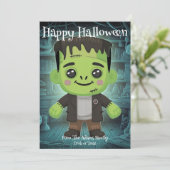 Carte Vacances appartement Frankenstein adorable (Debout devant)