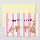 Carte Vacances Appartement Maman Et Enfants (Devant / Derrière)