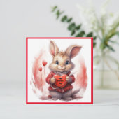 Carte Vacances Appartement Rabbit de Saint Valenti (Debout devant)