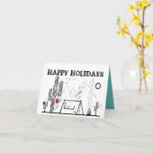 Carte Vacances après 1 (Fleur jaune)