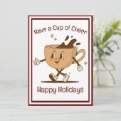 Carte Vacances - Cartes Cadeaux Saison Entreprise (Debout devant)