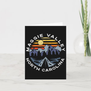 Carte Vacances dans les monts Maggie Valley North Caroli